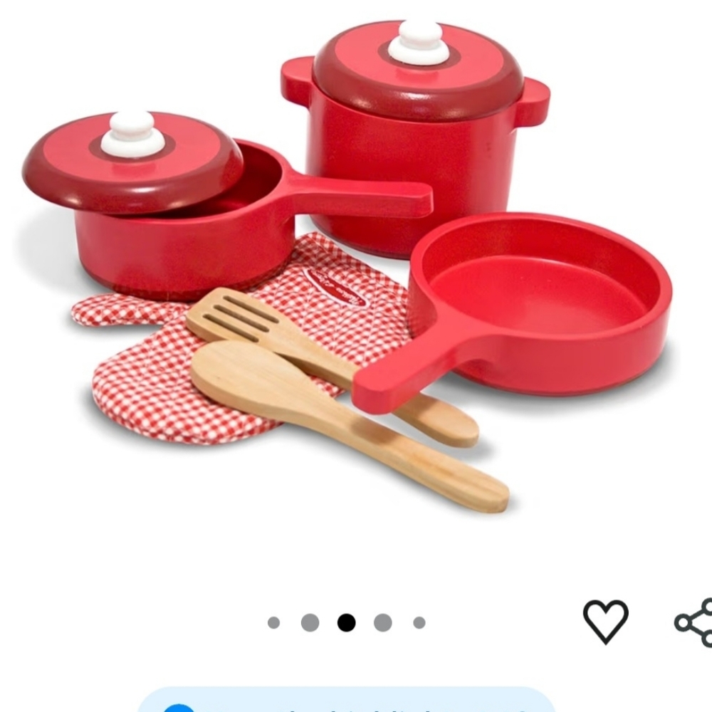 Melissa & Doug Toy Cookware Set